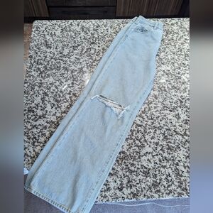 Rolla Heidi wide leg, high rise organic cotton jeans